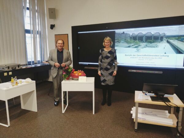 Ehrung und Verabschiedung von Prof. Rolf Heinze, Beiratsvorsitzender des IAW 1 20211125 185236463