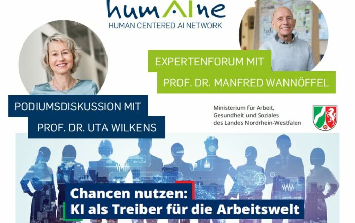 Ankündigung | HUMAINE bei „Chancen nutzen: KI als Treiber für die Arbeitswelt“ | 26.06.2026 6 20260624 MAGSEvent Grafik