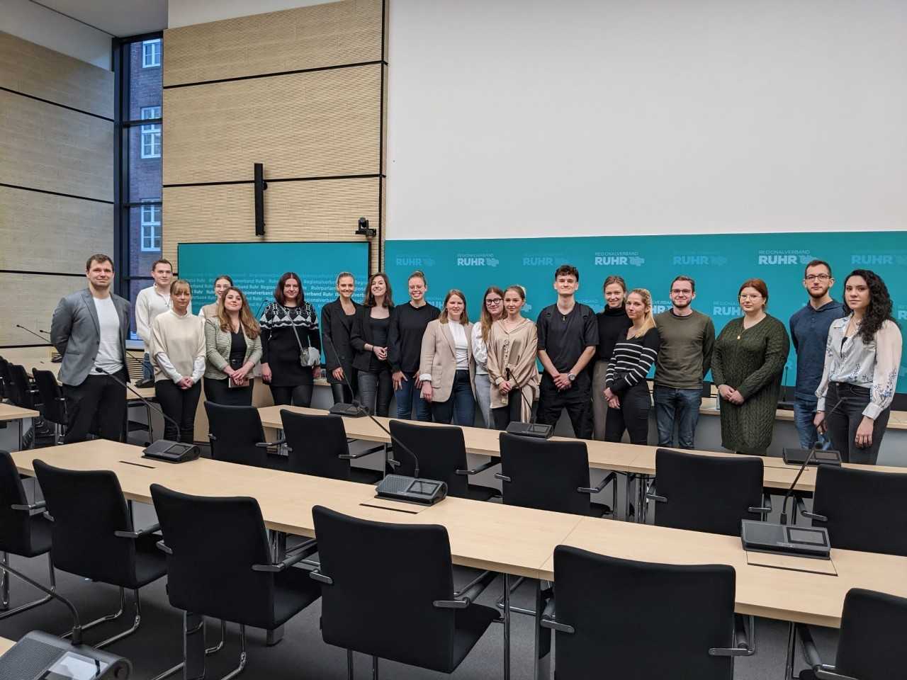 IAW Studierende im Ruhr Parlament
