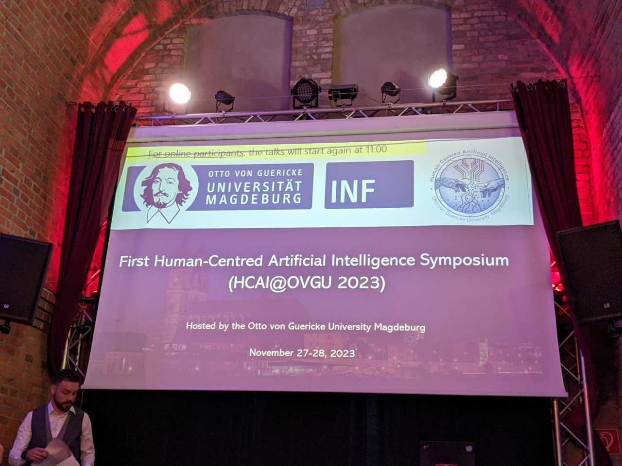 Keynote Prof. Wilkens auf First human centered AI Symposium