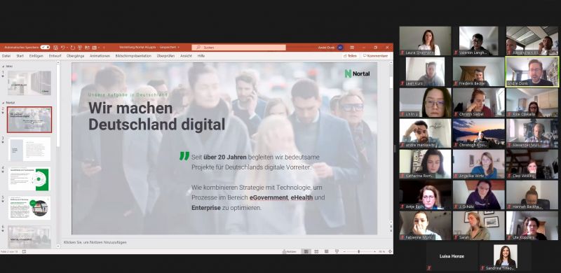 Praxiswoche mit der NORTAL AG zu digitaler Teamarbeit und Teambuilding in Krisenzeiten 1 Screenshot Nortal