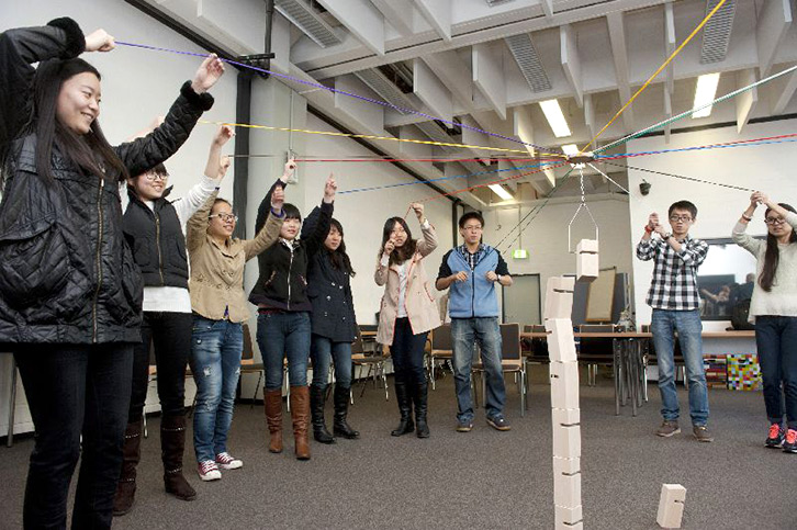 Studienbeginn für chinesische Studierende 4 turmbauspiel mn 3